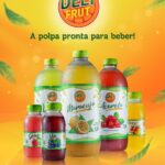 Suco de fruta. Manga, Goiaba, Maracujá, Uva, Cajá, Umbu, acerola. Polpa de Fruta. Delifrut. União.